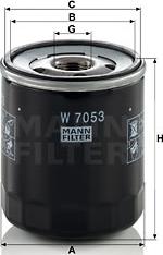 Mann-Filter W 7053 - Filtro olio autozon.pro