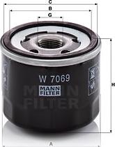 Mann-Filter W 7069 - Filtro olio autozon.pro