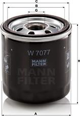 Mann-Filter W 7077 - Filtro olio autozon.pro