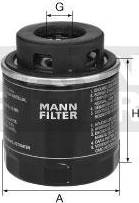 Mann-Filter W 712/90 - Filtro olio autozon.pro