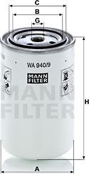 Mann-Filter WA 940/9 - Filtro refrigerante autozon.pro