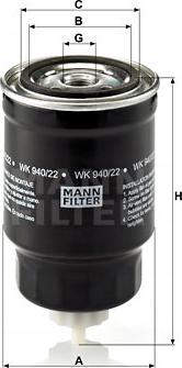 Mann-Filter WA 940/22 - Filtro refrigerante autozon.pro