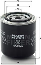 Mann-Filter WA 923/3 - Filtro refrigerante autozon.pro