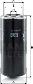 Mann-Filter WD 962/15 - Filtro olio autozon.pro