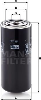 Mann-Filter WD 962 - Filtro olio autozon.pro