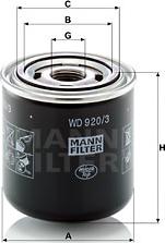 Mann-Filter WD 920/3 - Filtro idraulico, Cambio automatico autozon.pro