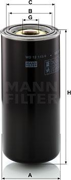 Mann-Filter WD 13 145/4 - Filtro olio autozon.pro