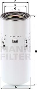 Mann-Filter WD 13 145/18 - Filtro olio autozon.pro