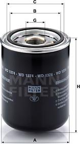 Mann-Filter WD 1374 - Filtro olio autozon.pro