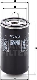 Mann-Filter WD 724/6 - Filtro idraulico, Cambio automatico autozon.pro