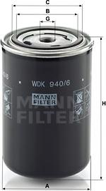 Mann-Filter WDK 940/6 - Filtro carburante autozon.pro