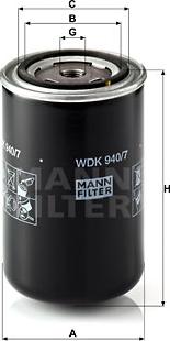 Mann-Filter WDK 940/7 - Filtro carburante autozon.pro