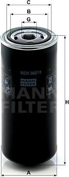 Mann-Filter WDK 962/11 - Filtro carburante autozon.pro