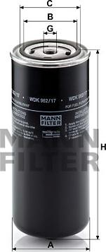 Mann-Filter WDK 962/17 - Filtro carburante autozon.pro