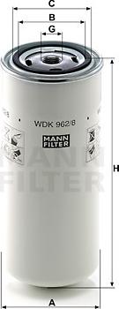 Mann-Filter WDK 962/8 - Filtro carburante autozon.pro