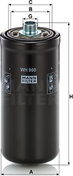 Mann-Filter WH 960 - Filtro idraulico, Cambio automatico autozon.pro