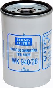 Mann-Filter WK 940/26 - Filtro carburante autozon.pro