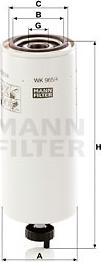 Mann-Filter WK 965/4 x - Filtro carburante autozon.pro