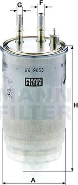 Mann-Filter WK 9053 z - Filtro carburante autozon.pro