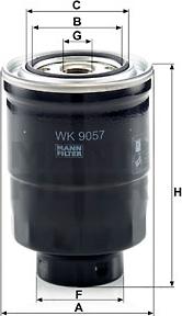 Mann-Filter WK 9057 z - Filtro carburante autozon.pro