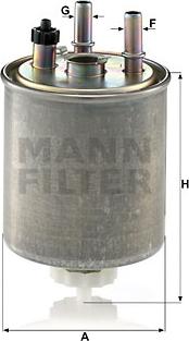 Mann-Filter WK 9022 - Filtro carburante autozon.pro