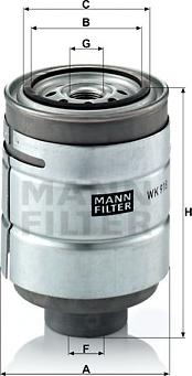 Mann-Filter WK 918 x - Filtro carburante autozon.pro