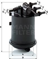 Mann-Filter WK 939/1 - Filtro carburante autozon.pro