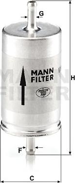 Mann-Filter WK 410 - Filtro carburante autozon.pro