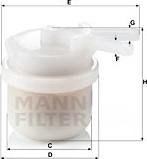 Mann-Filter WK 42/10 - Filtro carburante autozon.pro