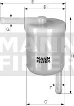 Mann-Filter WK 42/11 - Filtro carburante autozon.pro