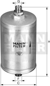 Mann-Filter WK 830/11 - Filtro carburante autozon.pro