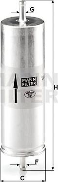 Mann-Filter WK 516 - Filtro carburante autozon.pro