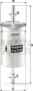 Mann-Filter WK 512 - Filtro carburante autozon.pro