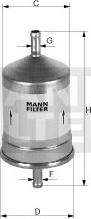 Mann-Filter WK 79/80 - Filtro carburante autozon.pro