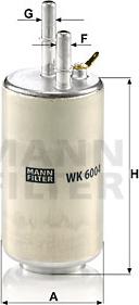 Mann-Filter WK 6004 - Filtro carburante autozon.pro