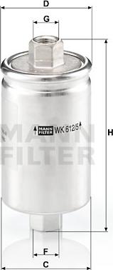 Mann-Filter WK 612/5 - Filtro carburante autozon.pro