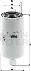 Mann-Filter WK 10 012 x - Filtro carburante autozon.pro