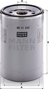 Mann-Filter WK 11 042 z - Filtro carburante autozon.pro