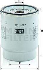 Mann-Filter WK 11 022 z - Filtro carburante autozon.pro