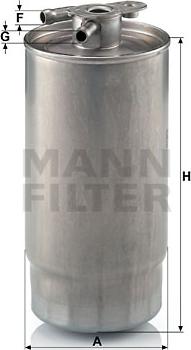 Mann-Filter WK 841/1 - Filtro carburante autozon.pro