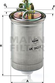 Mann-Filter WK 842/4 - Filtro carburante autozon.pro