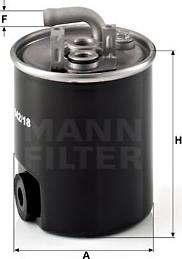 Mann-Filter WK 842/18 - Filtro carburante autozon.pro