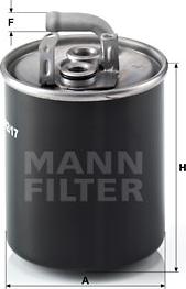 Mann-Filter WK 842/17 - Filtro carburante autozon.pro