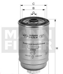 Mann-Filter WK 842/2 (10) - Filtro carburante autozon.pro