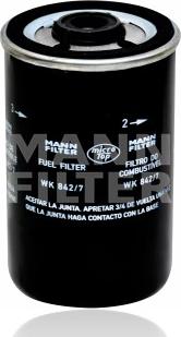 Mann-Filter WK 842/7 - Filtro carburante autozon.pro