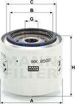 Mann-Filter WK 8500 - Filtro carburante autozon.pro