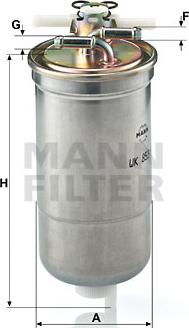 Mann-Filter WK 853/4 - Filtro carburante autozon.pro