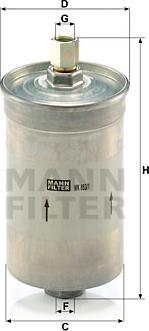 Mann-Filter WK 853/1 - Filtro carburante autozon.pro