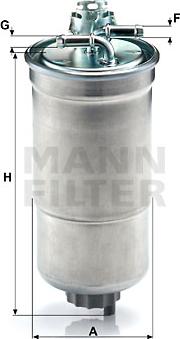 Mann-Filter WK 853/3 x - Filtro carburante autozon.pro