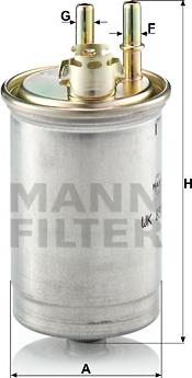 Mann-Filter WK 853/7 - Filtro carburante autozon.pro